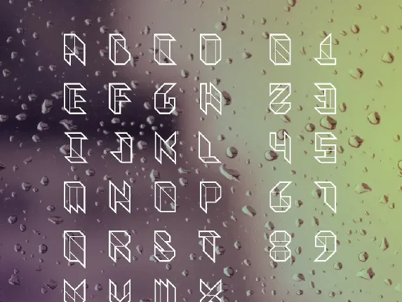 Vitreous font