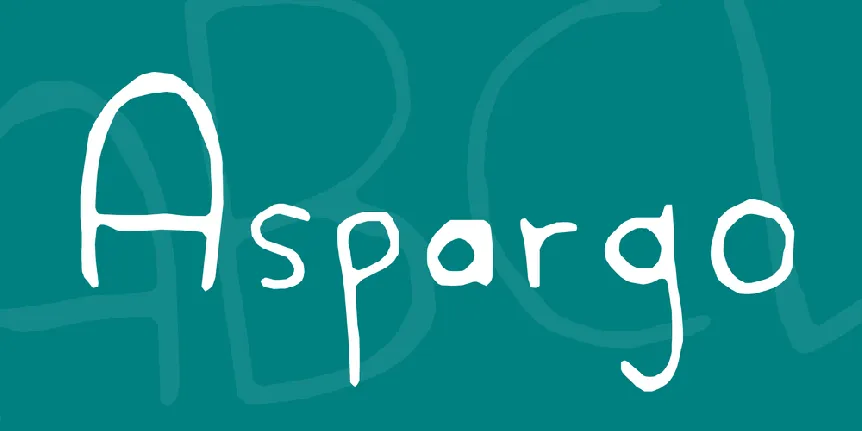 Aspargo font