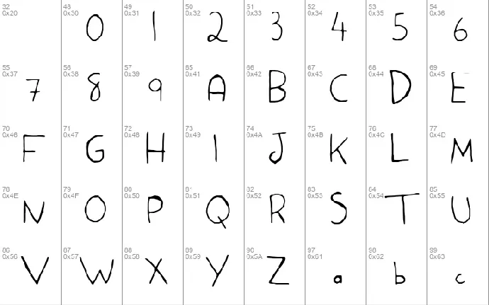 Aspargo font