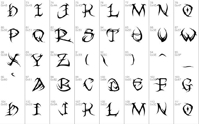 Tribal font