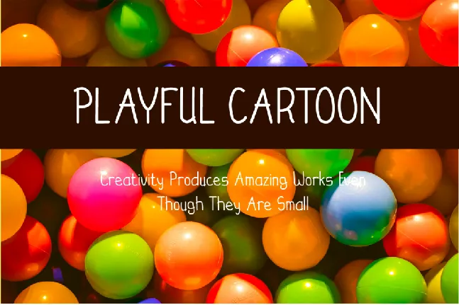 PLAYFUL CARTOON font