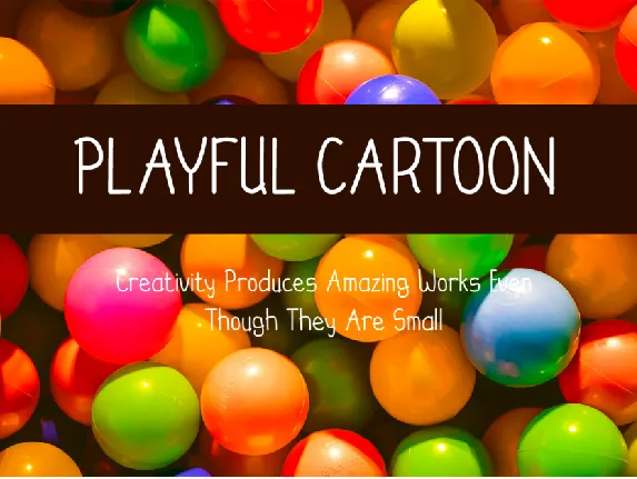 PLAYFUL CARTOON font