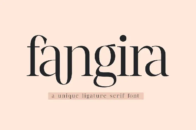 Fangira font