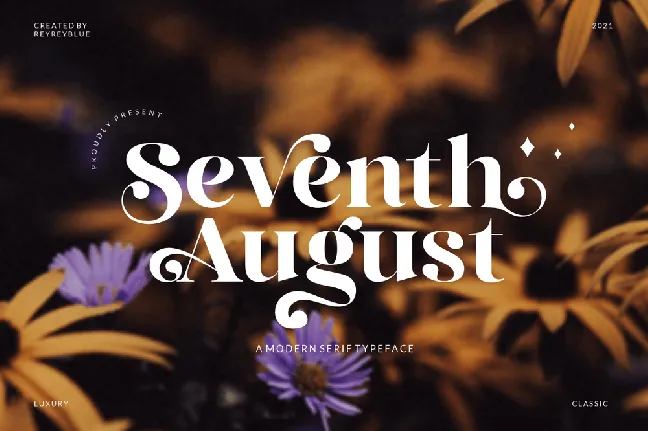 Seventh August font