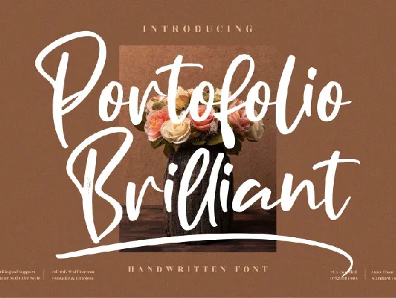 Portofolio Brilliant font