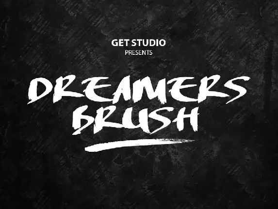 Dreamers Brush font