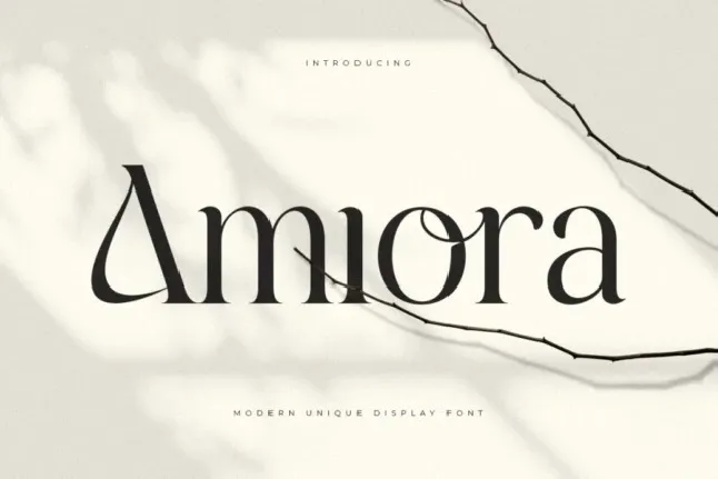 Amiora font