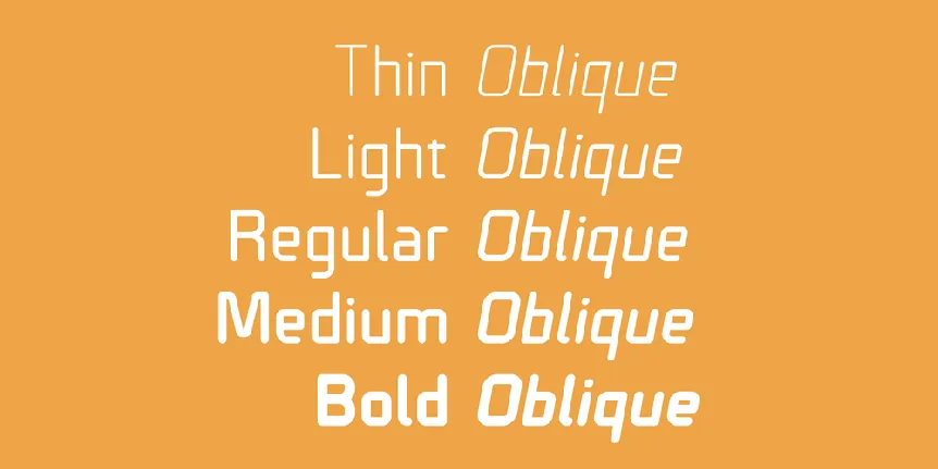 Technical Rounded VP font