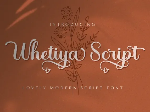 Whetiya Script font