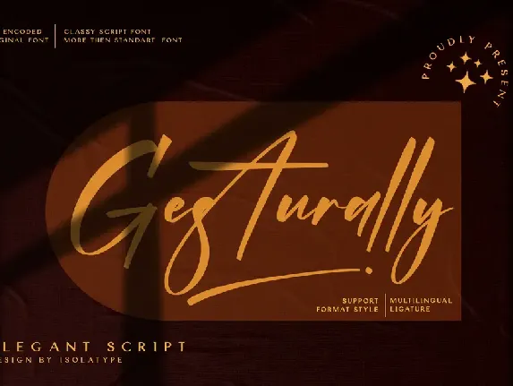 Gesturally (Demo) font