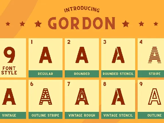 CS Gordon font