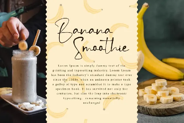 Banana Coronet font