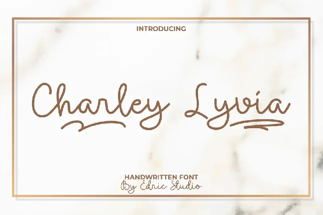 Charley Lyvia font