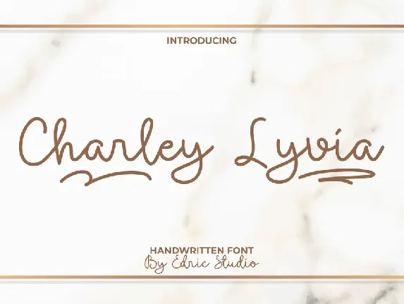 Charley Lyvia font