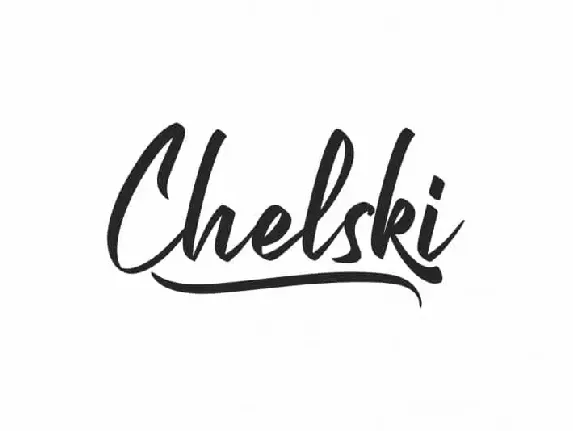 Chelski Script font