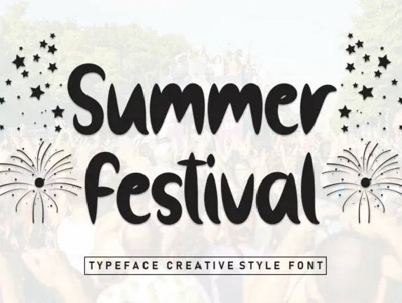 Summer Festival Display font