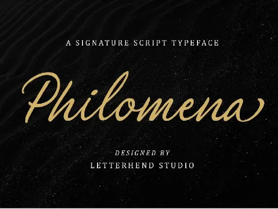 Philomena font