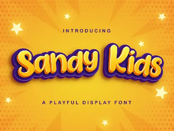 Sandy Kids font