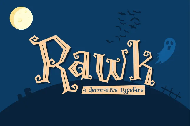 Rawk Demo font