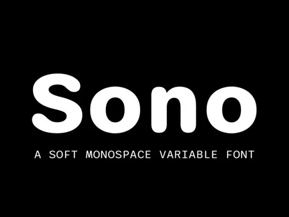 Sono Sans Serif Family font