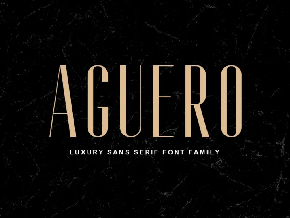 Aguero Typeface font