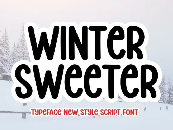 Winter Sweeter Display font