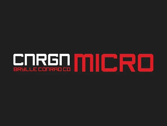 CNRGN Micro font