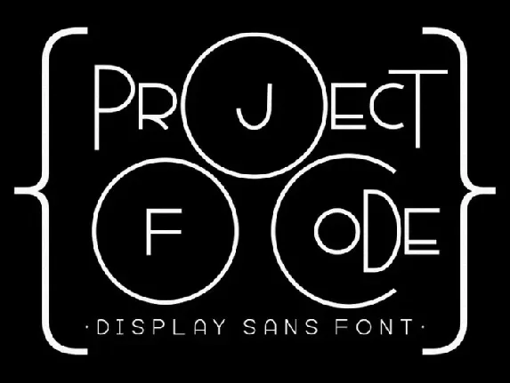 Project Of Code font