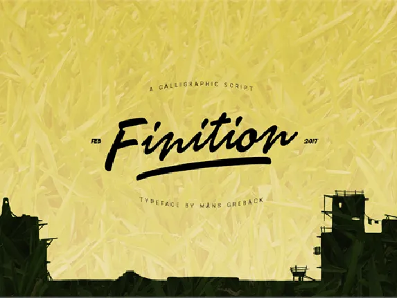 Finition font