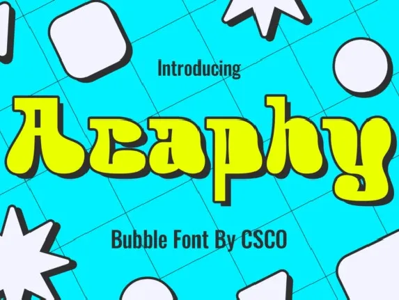 Acaphy font