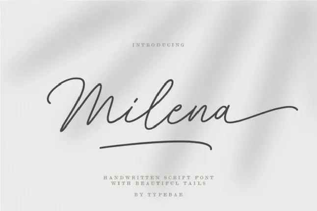 Milena font