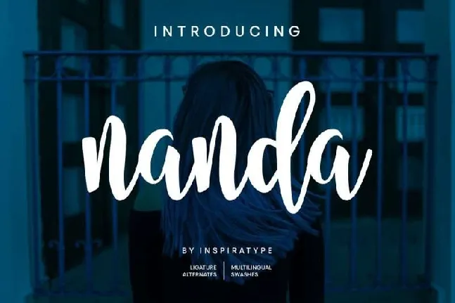 Nanda Bold Script font