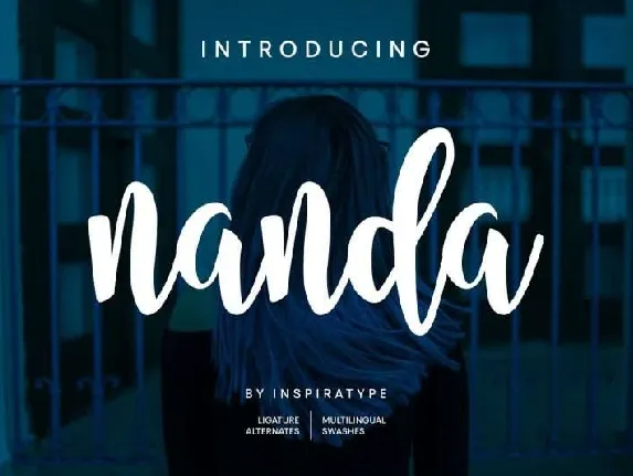 Nanda Bold Script font