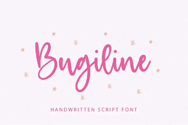 Bugiline font