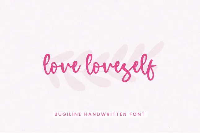 Bugiline font