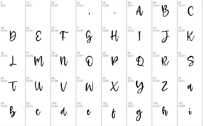 Bugiline font