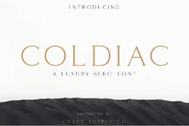 Coldiac Free font