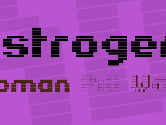 Estrogen font