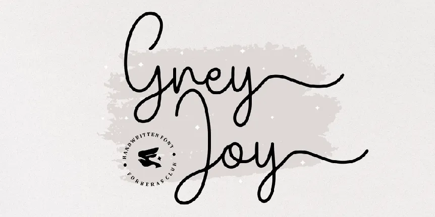 Grey Joy font