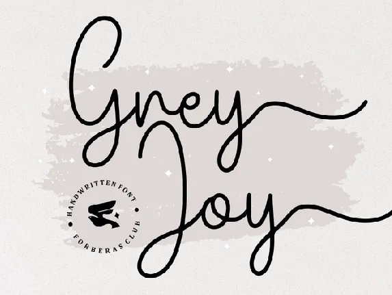 Grey Joy font