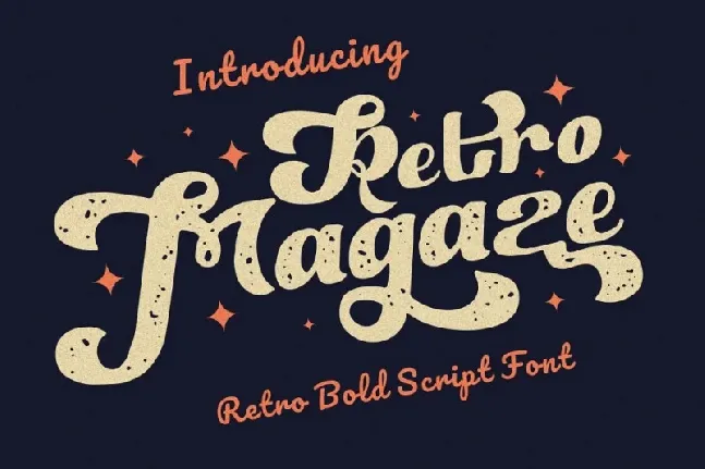 Retro Magaze font