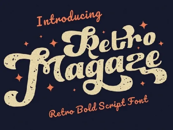 Retro Magaze font