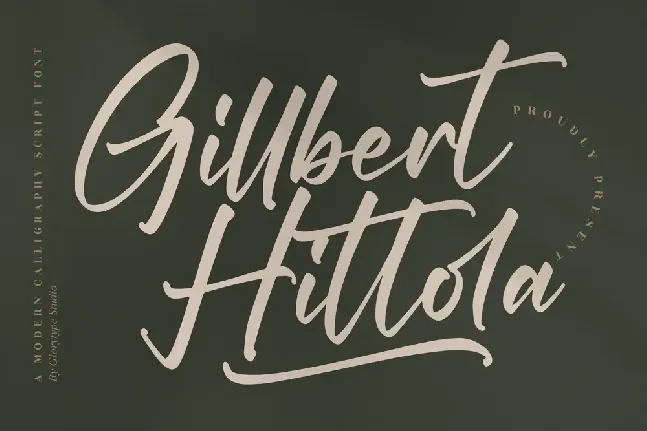 Gillbert Hittola font