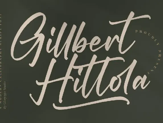 Gillbert Hittola font