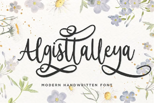 Algisttalleya font