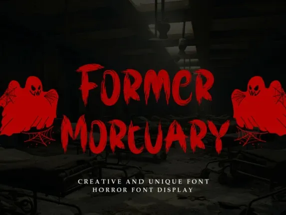 Former Mortuary Display font