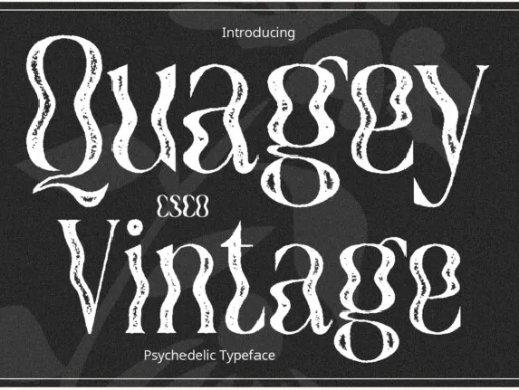 Quagey Vintage font