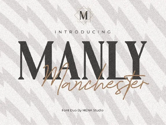 Manly Manchester font