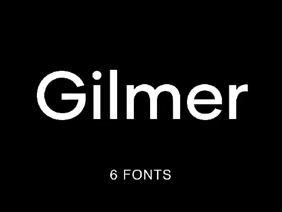 Gilmer Family font