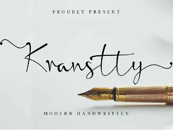 Kranstty font